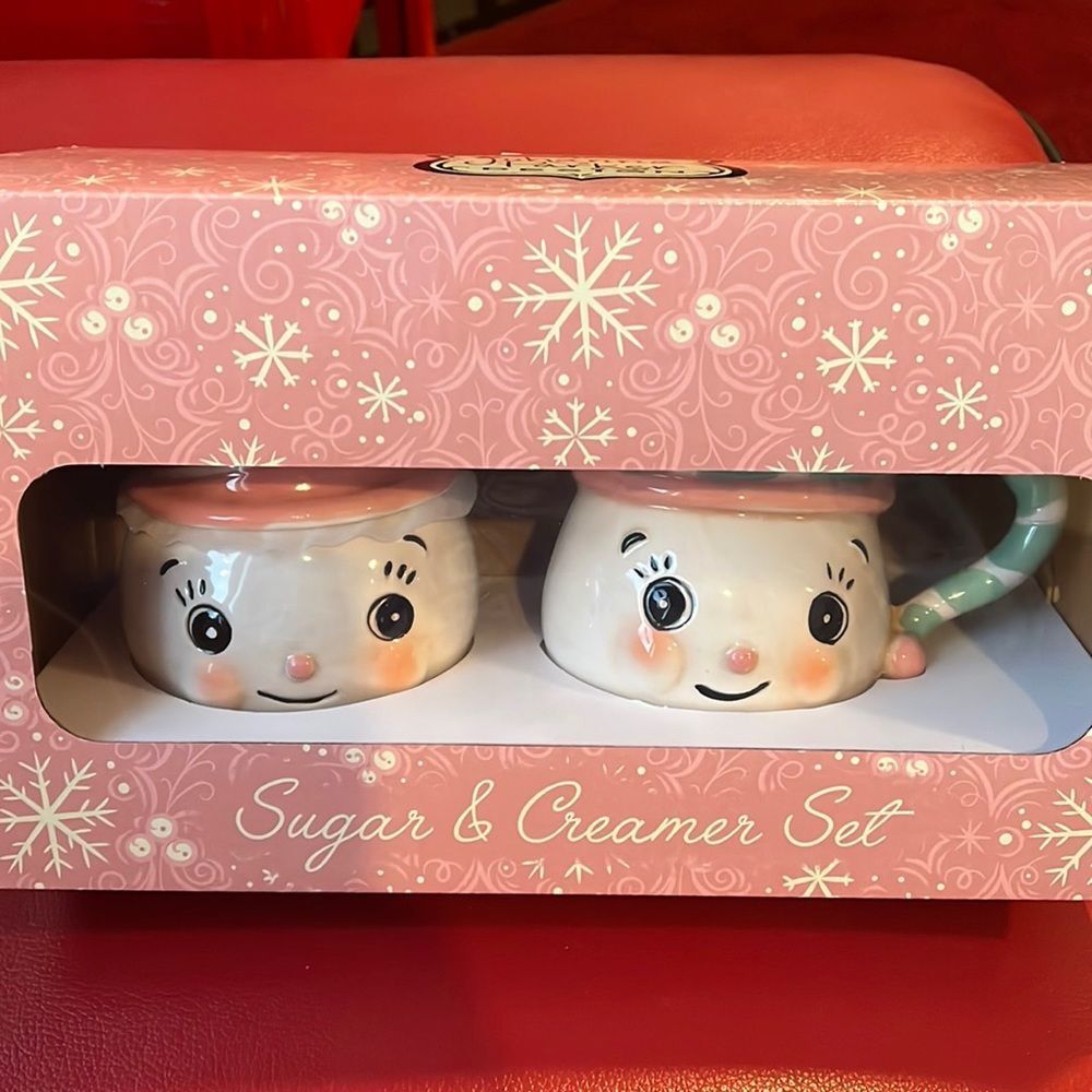 NIB Johanna Parker sugar and creamer set